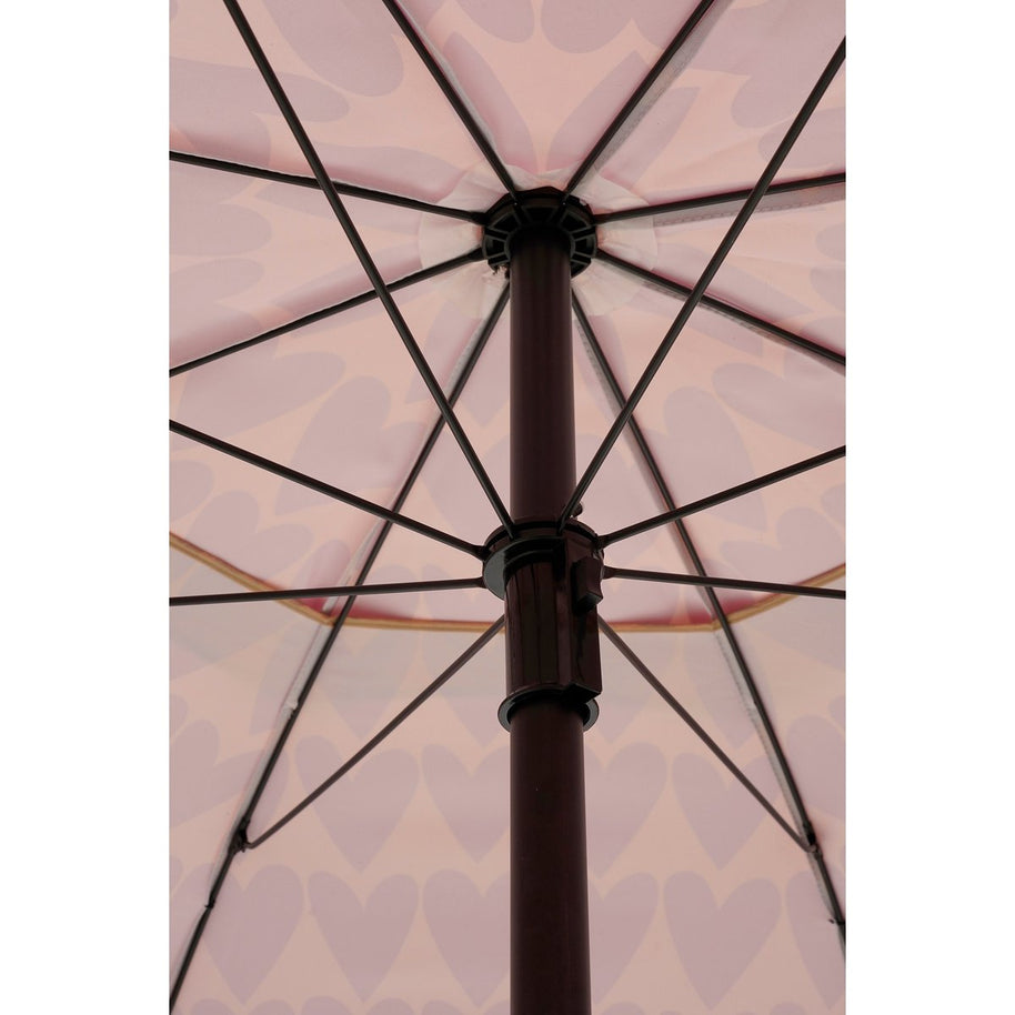 Harten Parasol - Roze - H238 x Ø220 cm