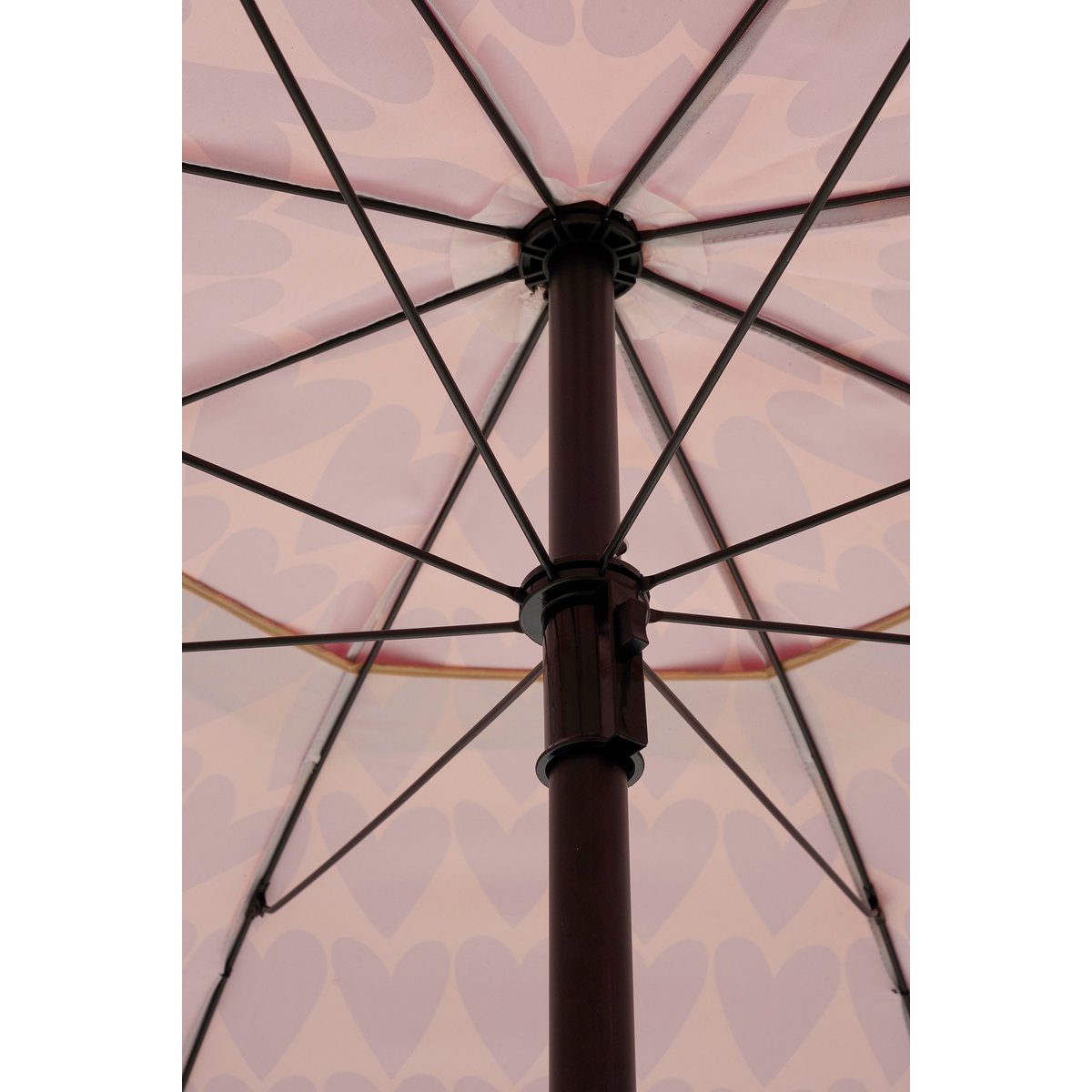 Harten Parasol - Roze - H238 x Ø220 cm