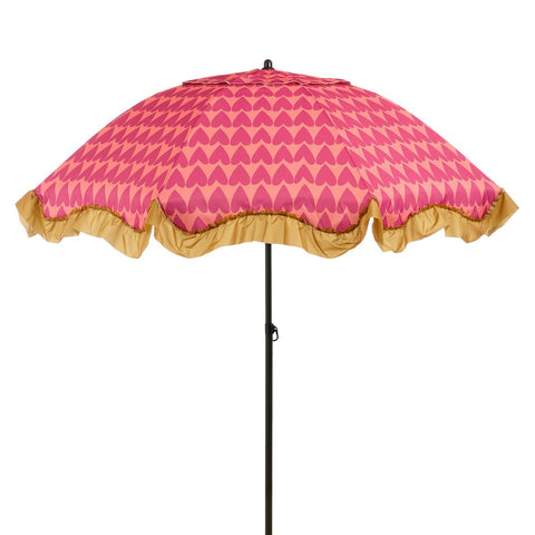 Harten Parasol - Roze - H238 x Ø220 cm