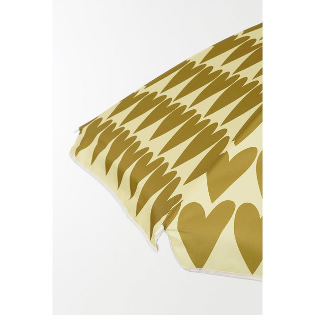 Harten Strandparasol - Bruin - H180 x Ø160 cm 
