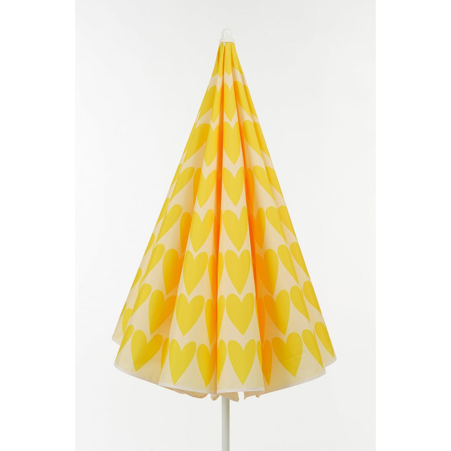 Harten Strandparasol - Geel - H180 x Ø160 cm