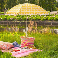Harten Strandparasol - Geel - H180 x Ø160 cm