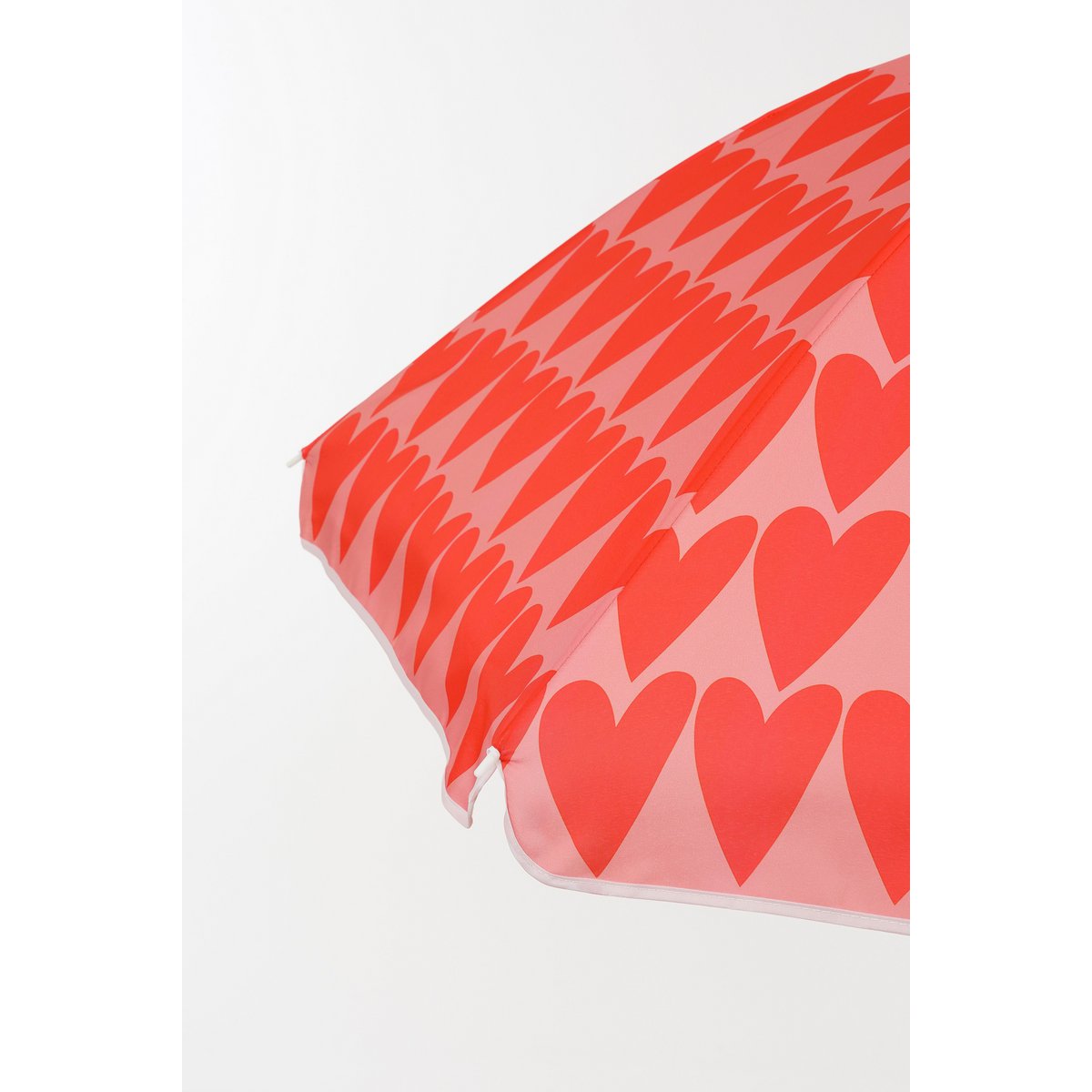 Harten Strandparasol - Roze - H180 x Ø160 cm
