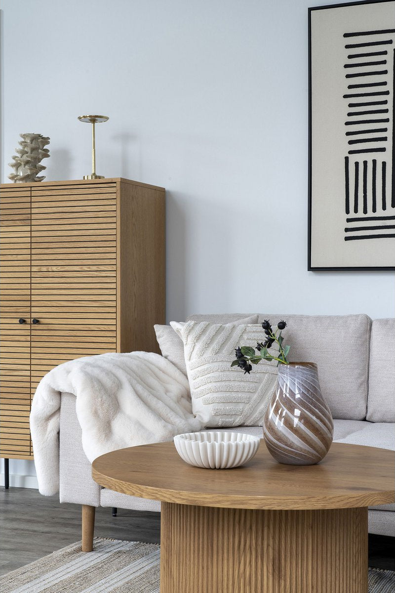 House of Nordic - decoratie schaal wave wit