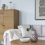 House of Nordic - decoratie schaal wave wit
