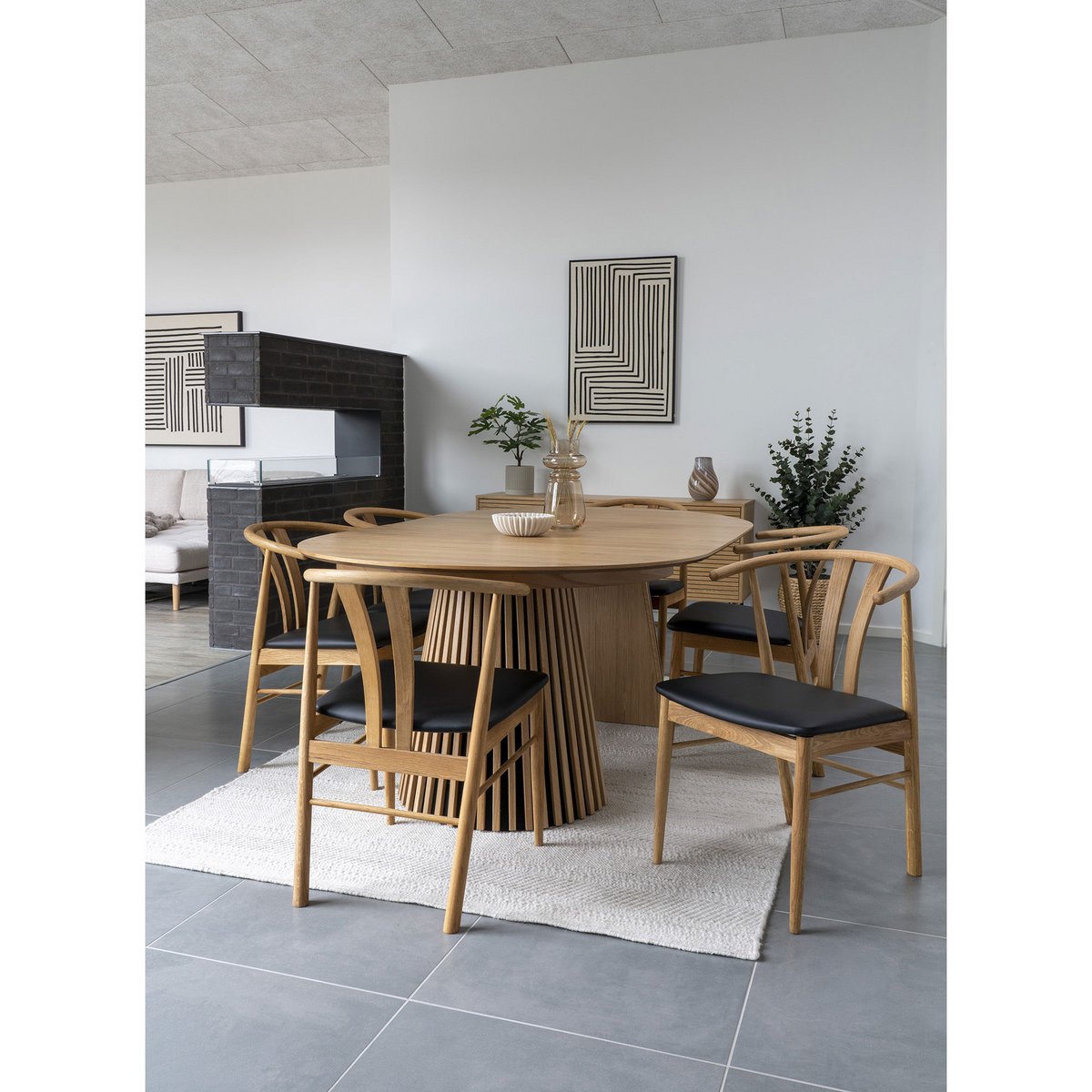 House of Nordic - decoratie schaal wave wit