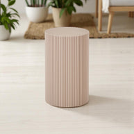 Farense bijzettafel beige grijs