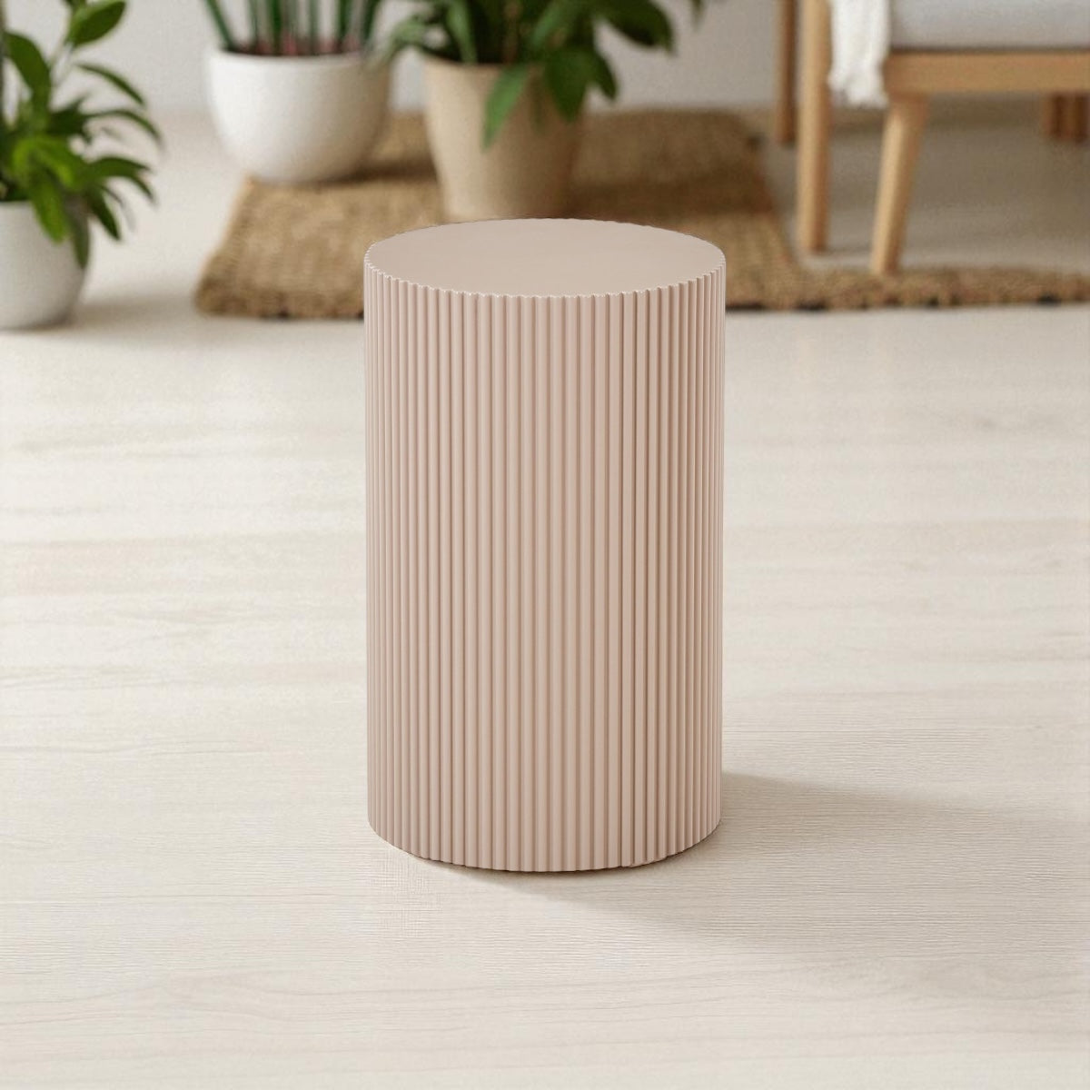 Farense bijzettafel beige grijs