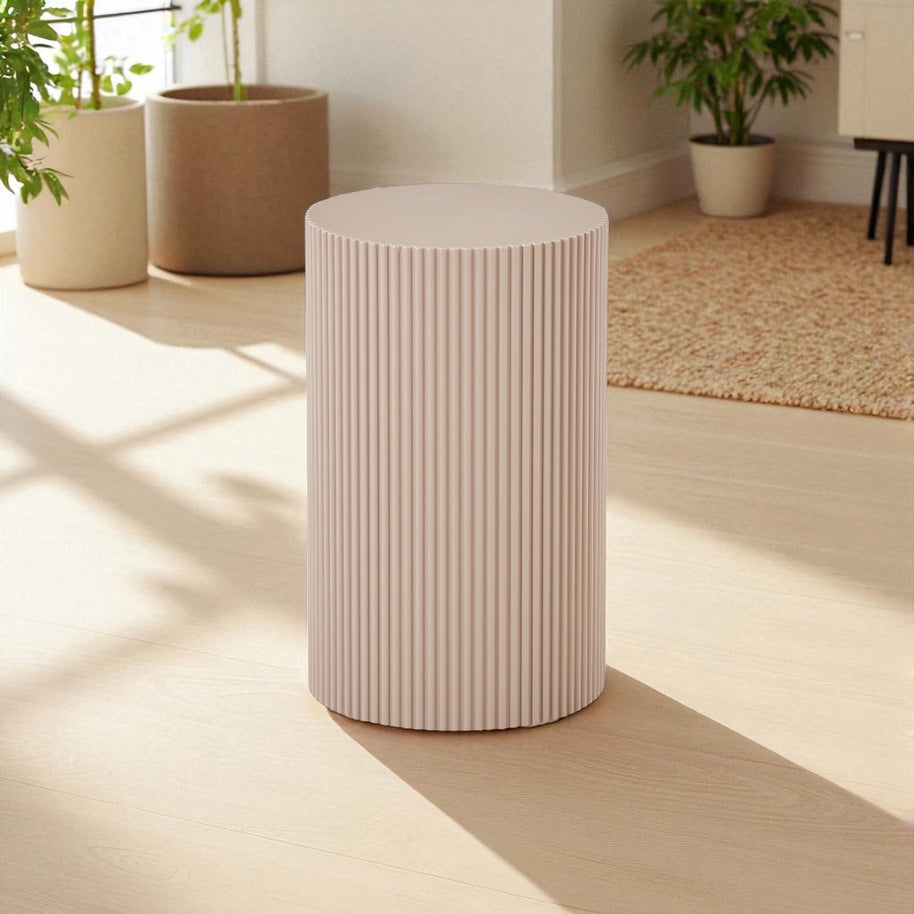 Farense bijzettafel beige grijs