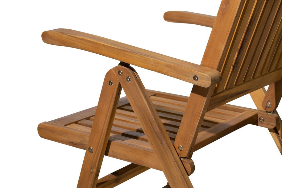  Inklapbare tuinstoelen van Acaciahout | Set van 2