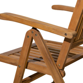  Inklapbare tuinstoelen van Acaciahout | Set van 2