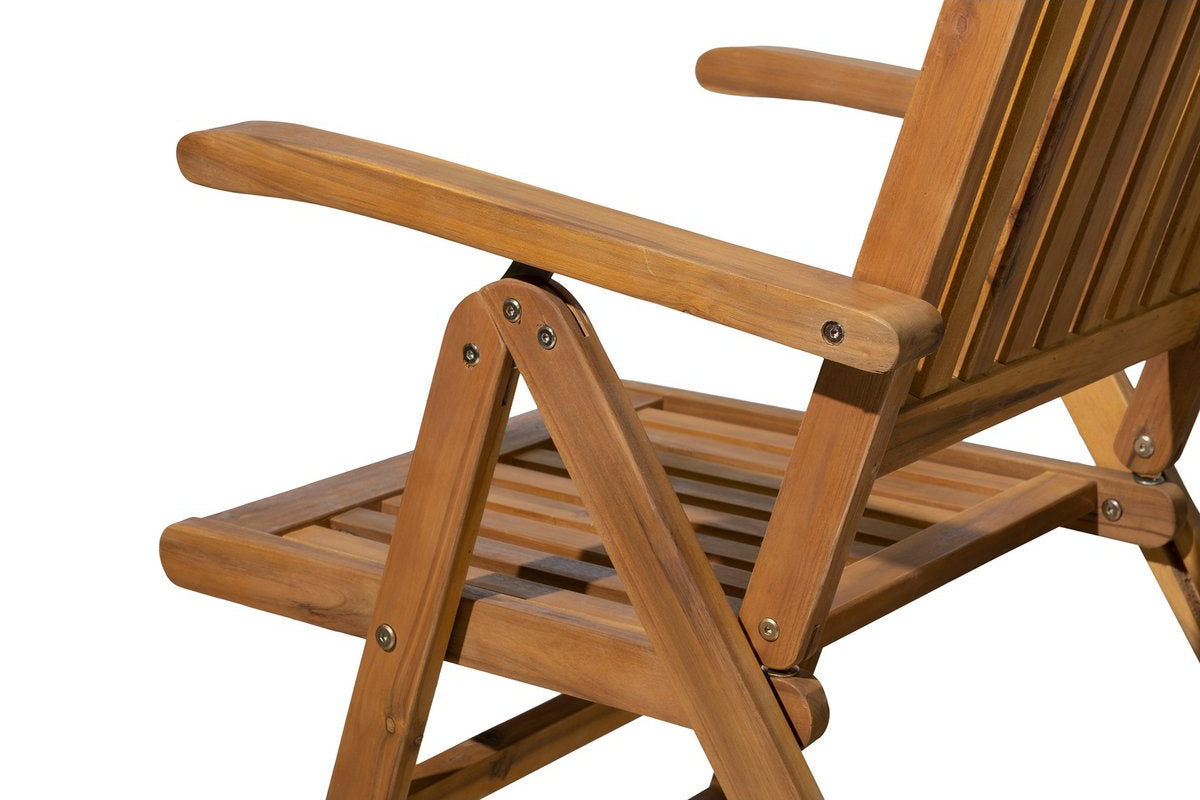  Inklapbare tuinstoelen van Acaciahout | Set van 2
