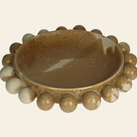 Kom Keramiek Bruin 30x30x7cm