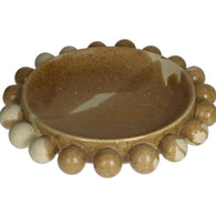 Kom Keramiek Bruin 30x30x7cm