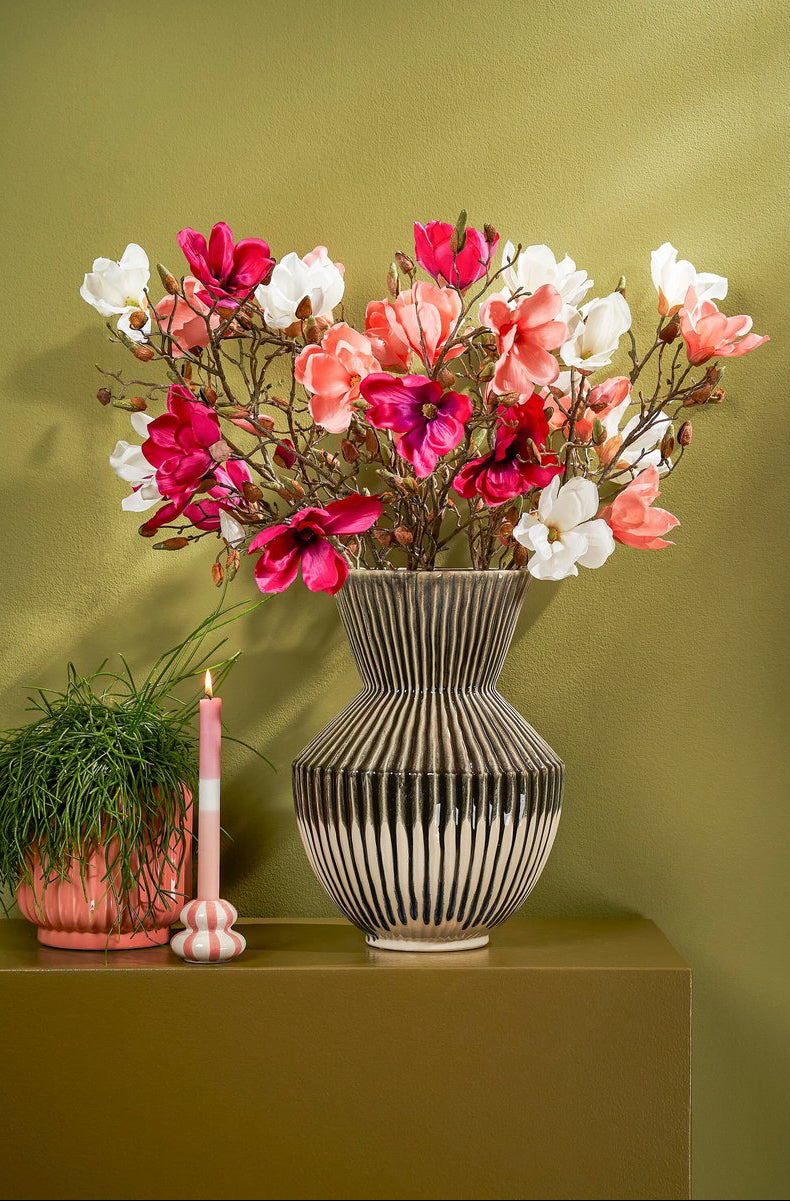 Kunstbloem Magnolia Perzik - 88 CM - Mica Decorations