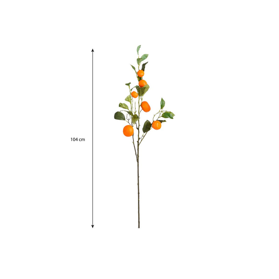 Kunsttak Mandarijn Oranje - 104 CM