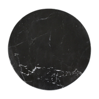 Lampung bijzettafel marmer zwart - 40x40x50 cm