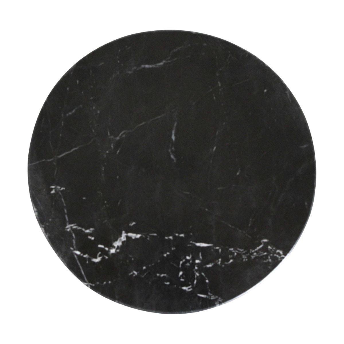 Lampung bijzettafel marmer zwart - 40x40x50 cm