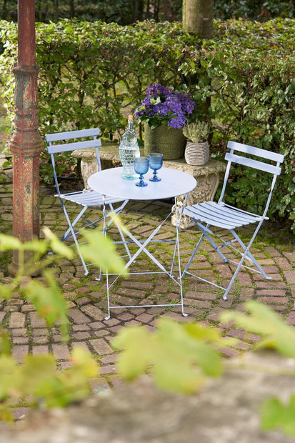 Laurence Bistroset - Set van 3 - Babyblauw