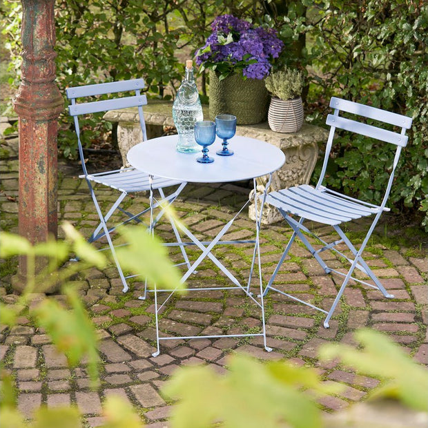 Laurence Bistroset - Set van 3 - Babyblauw