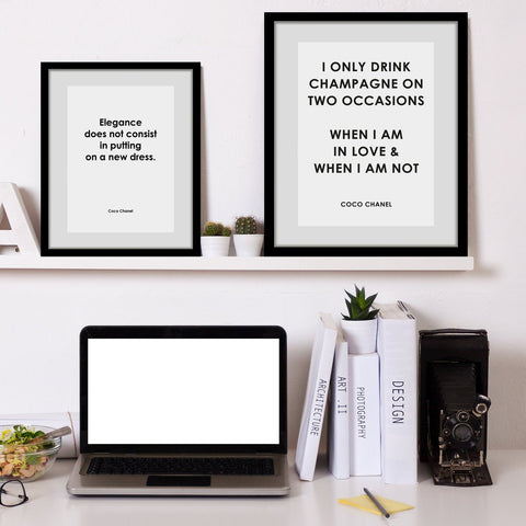 Moderne wandfoto met houten frame – stijlvolle print van Queence voor elk interieur.