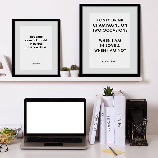 Moderne wandfoto met houten frame – stijlvolle print van Queence voor elk interieur.