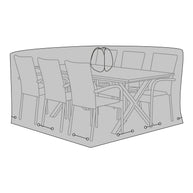 Luxe tuinmeubel hoes - tuinset hoes - Zwart, polyester, 155x235x95 cm
