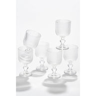 Merlot Wijnglas - Set van 6 - Glas - Transparant 250 ml 