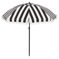 Osborn Parasol - H238 x Ø220 cm - Zwart, Wit