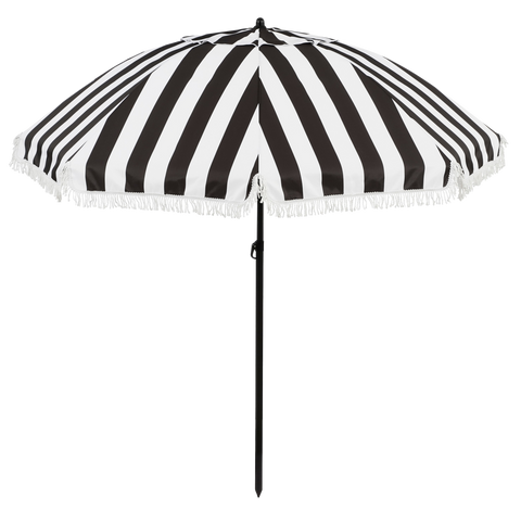 Osborn Parasol - H238 x Ø220 cm - Zwart, Wit