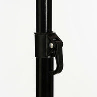 Osborn Parasol - H238 x Ø220 cm - Zwart, Wit