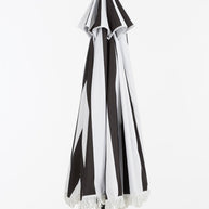 Osborn Parasol - H238 x Ø220 cm - Zwart, Wit