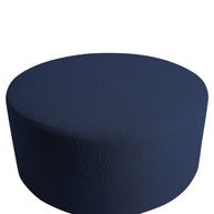 PTMD Evie poef Teddy blauw 90x90x40 cm