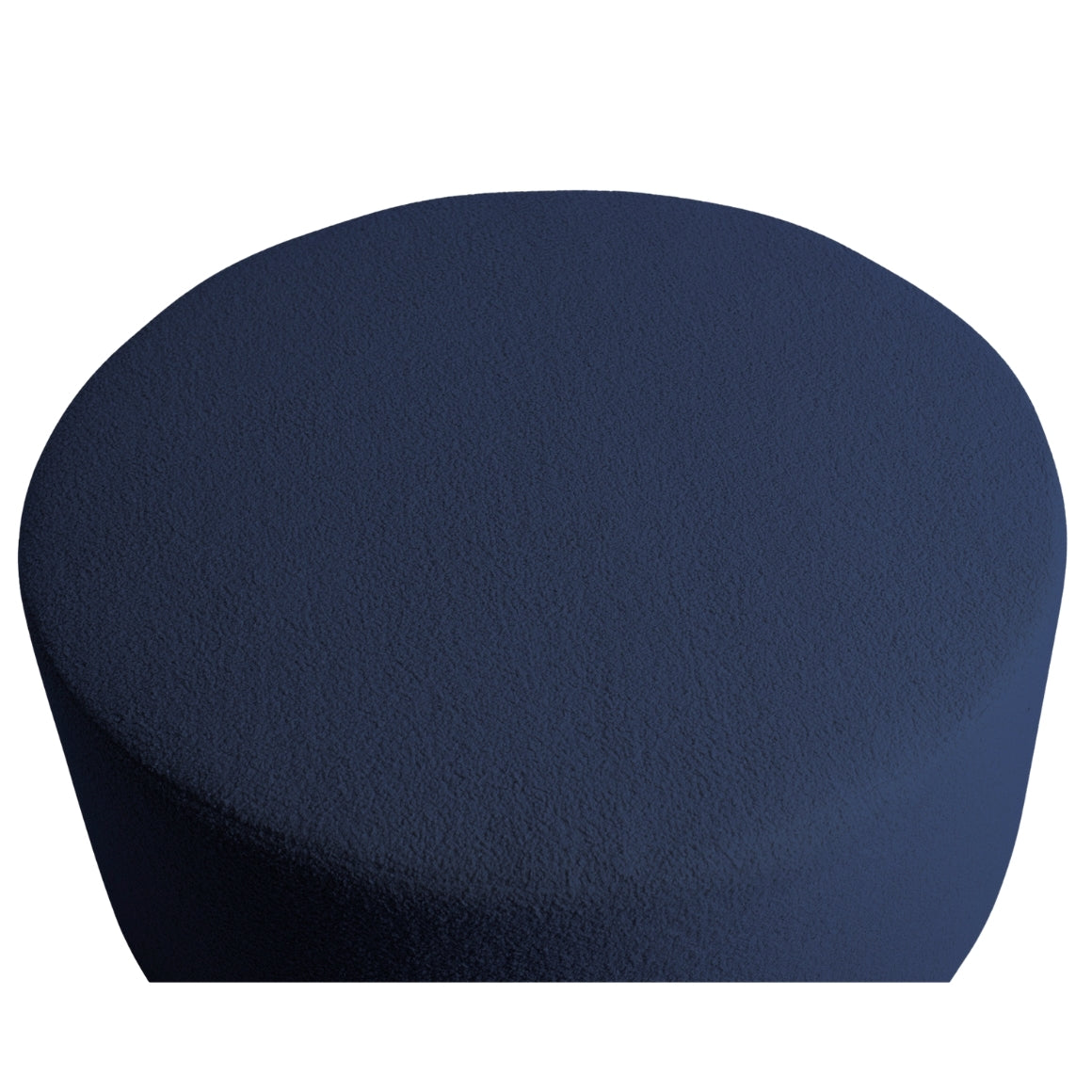 PTMD Evie poef Teddy blauw 90x90x40 cm