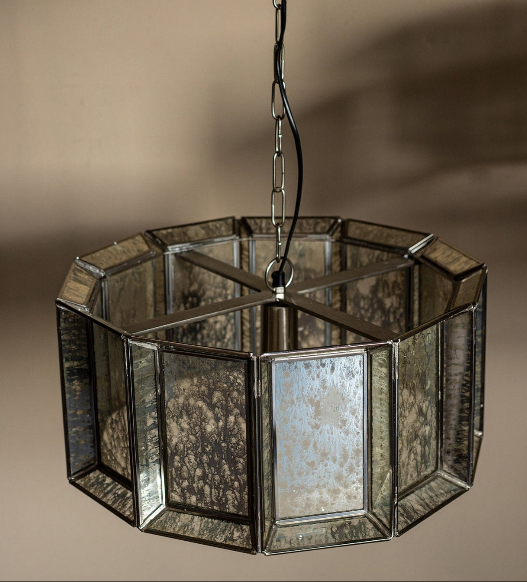 PTMD hanglamp Cenna Antique messingkleurig 46 cm