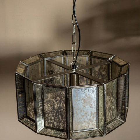 PTMD hanglamp Cenna Antique messingkleurig 46 cm