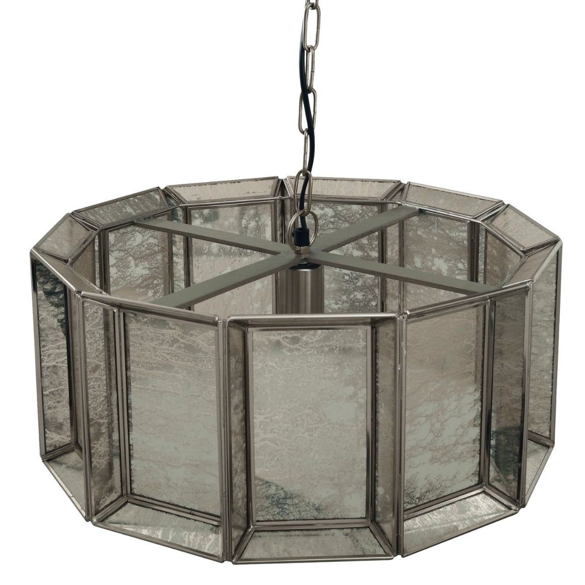 PTMD hanglamp Cenna Antique messingkleurig 46 cm