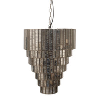 PTMD hanglamp Ceylin zilverkleurig 51 cm