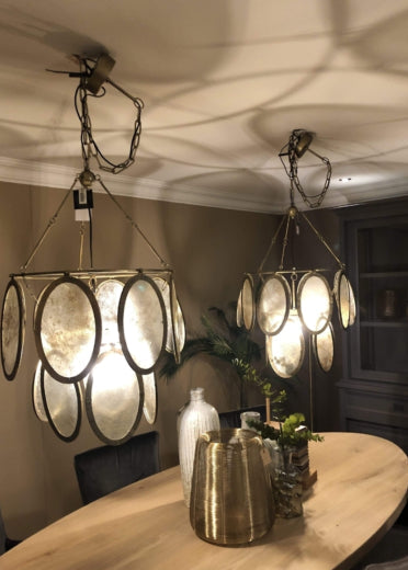 PTMD hanglamp Dairen goudkleurig 94 cm