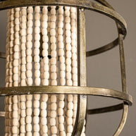 PTMD hanglamp July metaal/hout 46 cm