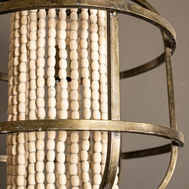 PTMD hanglamp July metaal/hout 46 cm