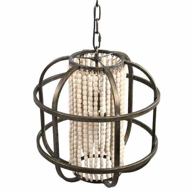 PTMD hanglamp July metaal/hout 46 cm