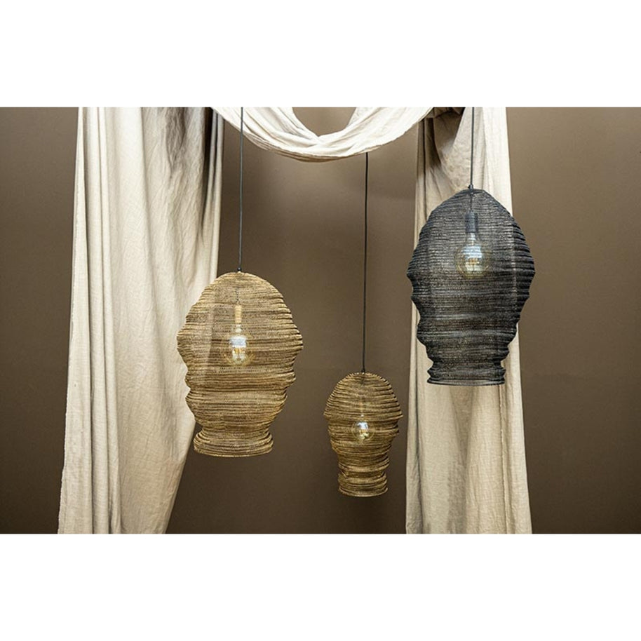 PTMD hanglamp Miko S messingkleurig 50 cm