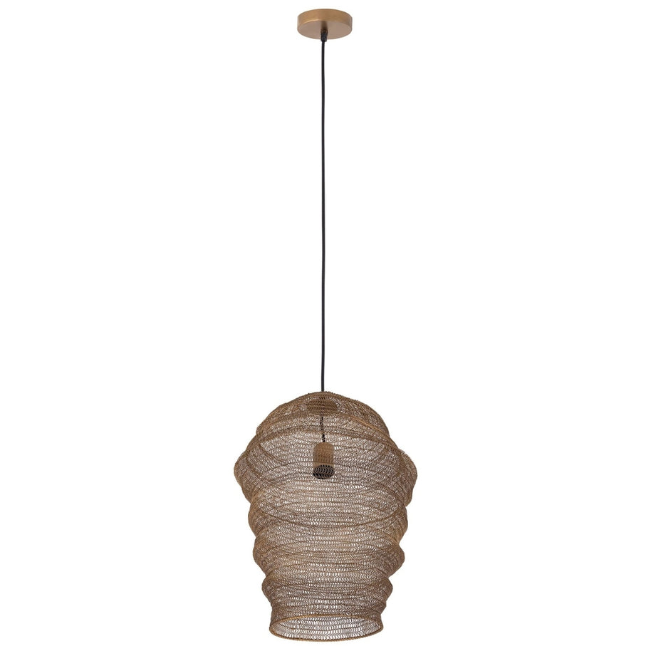 PTMD hanglamp Miko S messingkleurig 50 cm