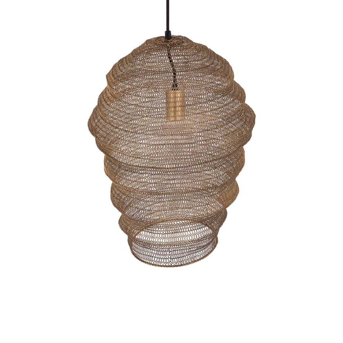 PTMD hanglamp Miko S messingkleurig 50 cm