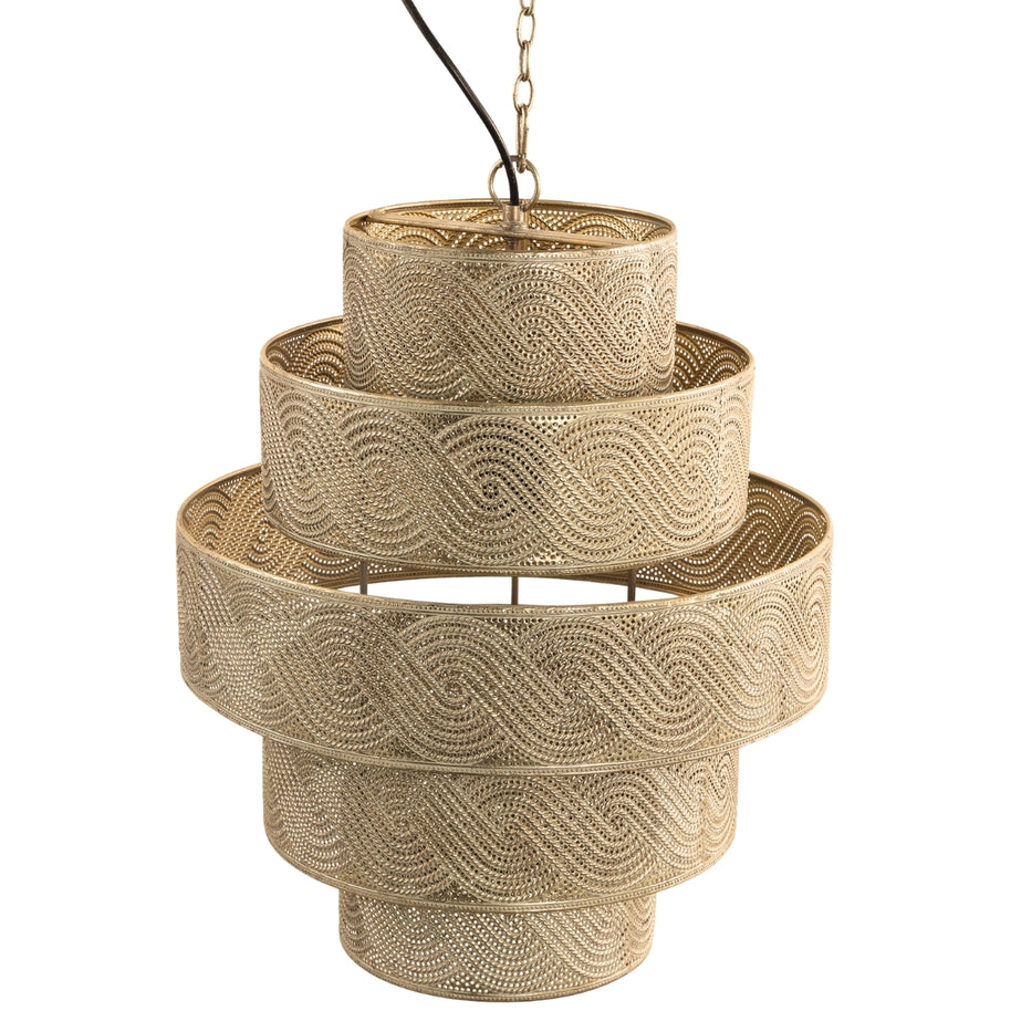 PTMD hanglamp Narinde goudkleurig 46 cm