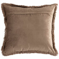 PTMD kussen Nous velvet taupe 60 x 60 cm