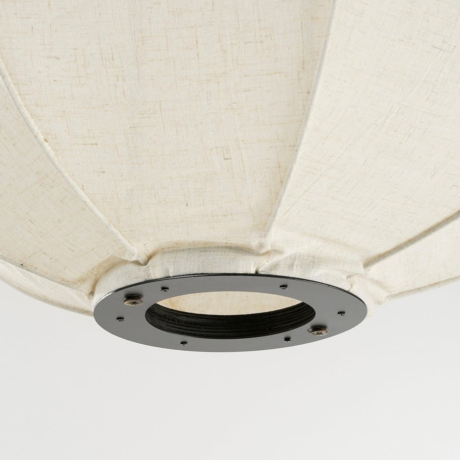Pego Hanglamp - H55 x Ø50 cm - Linnen - Off-white
