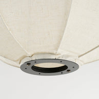Pego Hanglamp - H55 x Ø50 cm - Linnen - Off-white