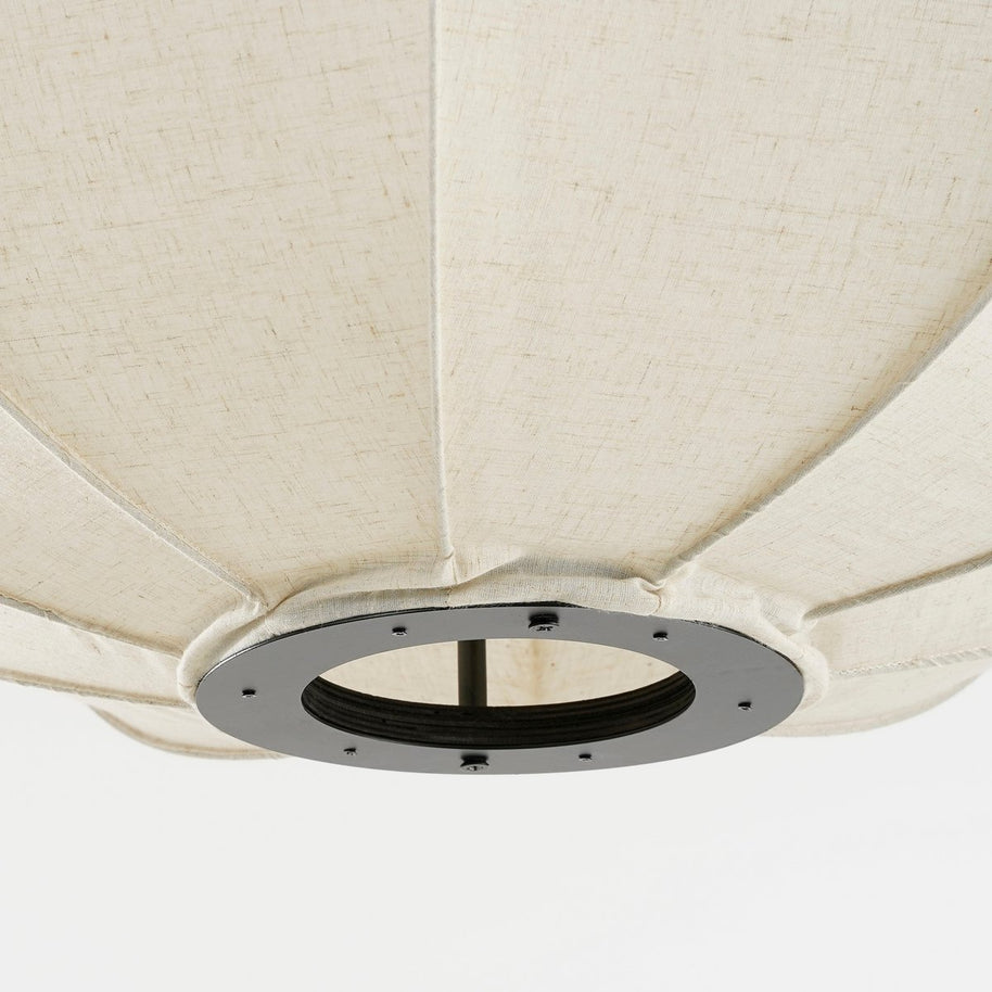 Pego Hanglamp - H94 x Ø83 cm - Linnen - Off-white